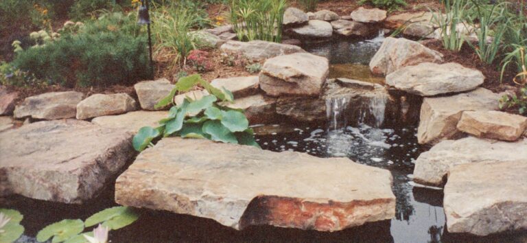 floating Stone bridge