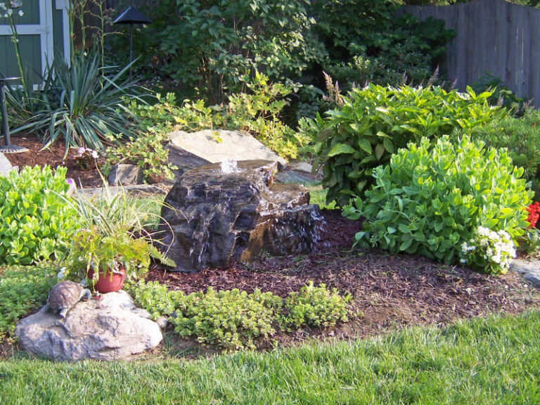 Man-made Boulder fountain small