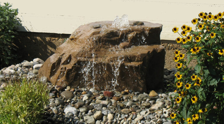 Man-made Boulder fountain small 2