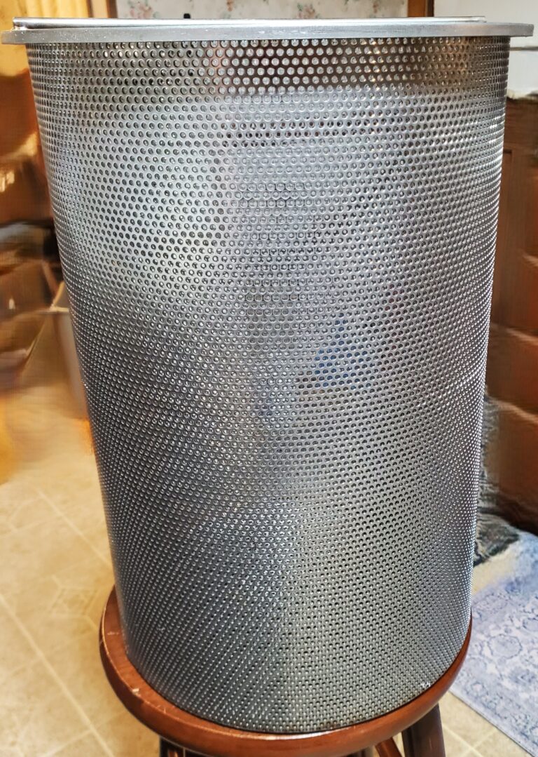 Outside of our stainless steel basket