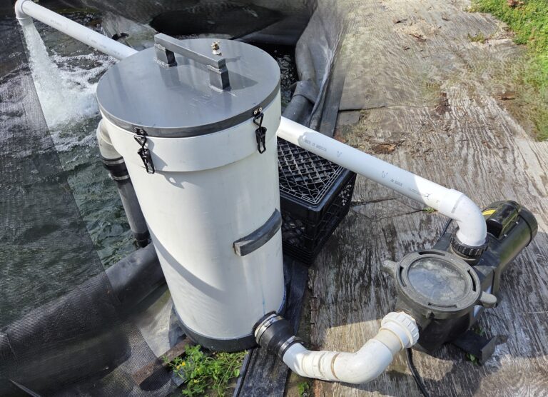 Test rig to establish water retention
